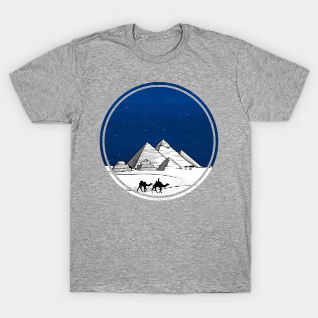 Giza pyramids T-Shirt by mailboxdisco